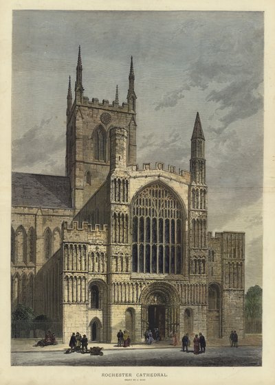 Rochester Cathedral by Samuel Read